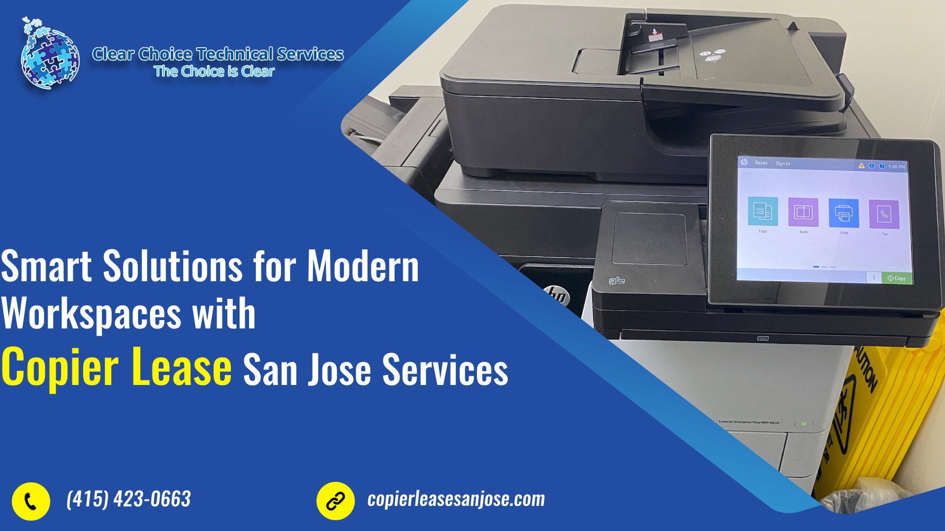 Smart Solutions for Modern Workspaces with Copier Lease San Jose Services