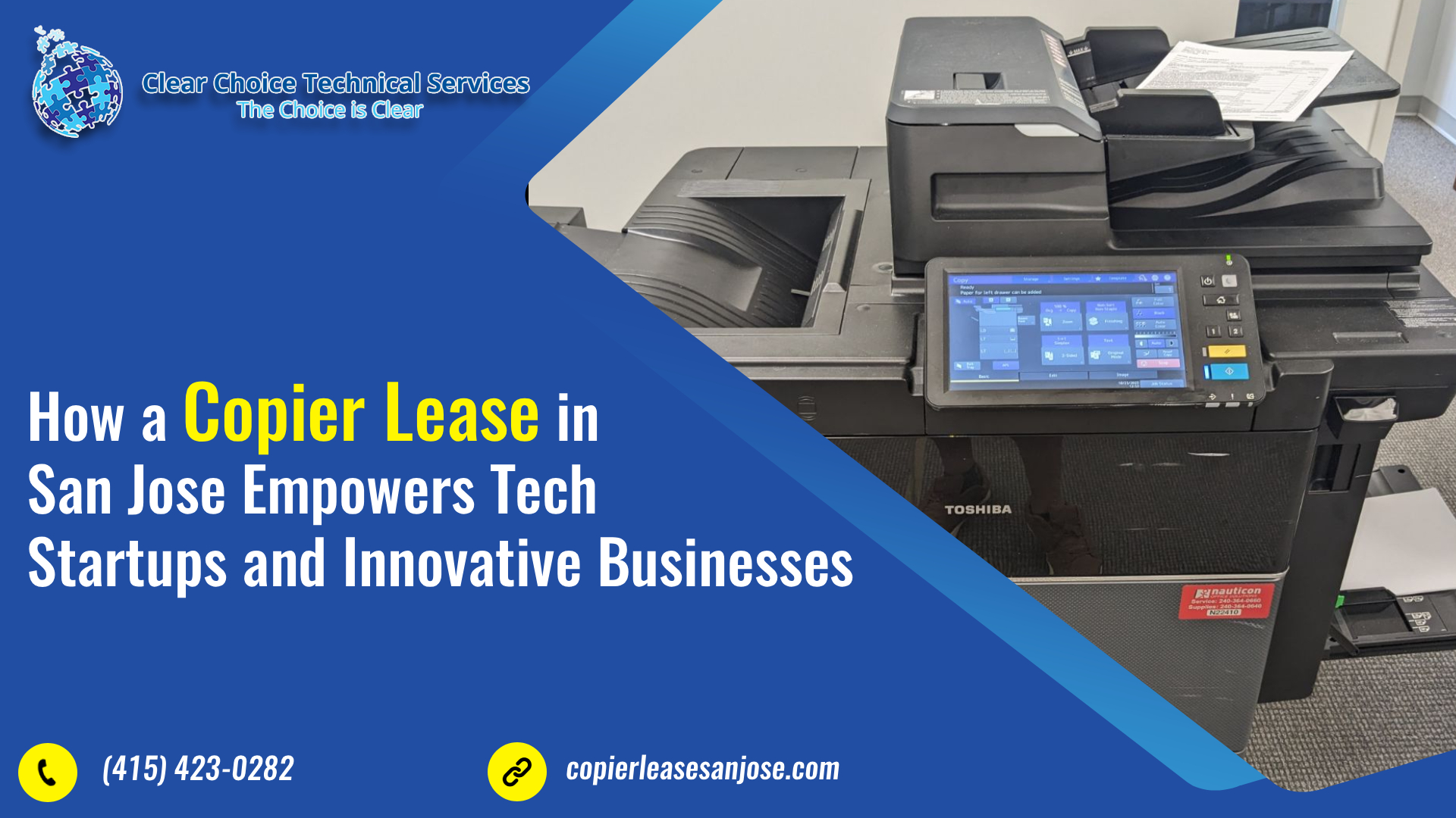 How a Copier Lease in San Jose Empowers Tech Startups and Innovative Businesses